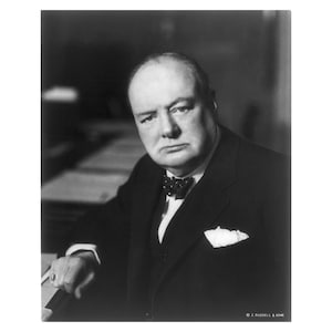 Sir Winston Leonard Spencer - 1941 - Vintage Historical Print
