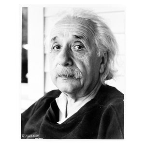 Albert Einstein - 1945 - Vintage Historical Print
