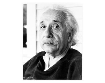 Albert Einstein - 1945 - Vintage Historical Print