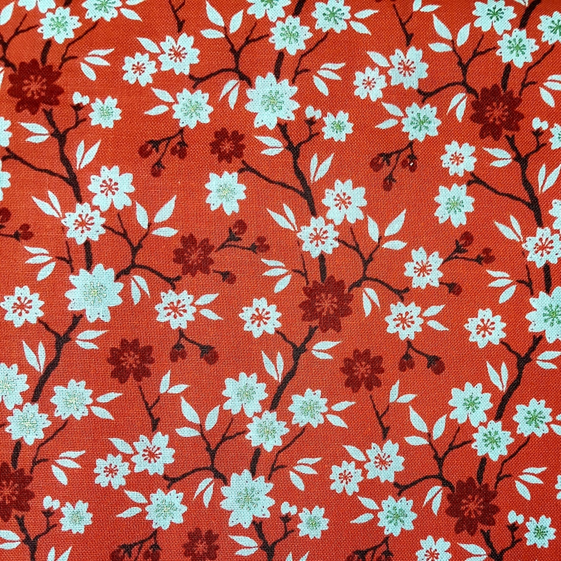 Cotton Fabric by the Metre Makower UK Kimono Range | Etsy
