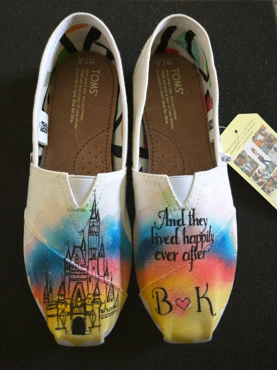 Disney Cinderella Castle Happily Ever After Custom Hand Etsy