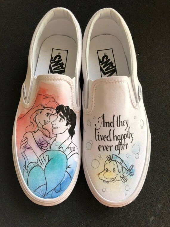 Little Mermaid Ariel And Eric Disney Wedding Custom Hand Etsy