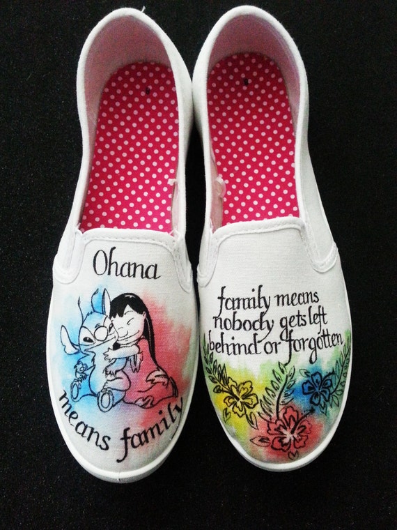 lilo and stitch custom shoes