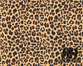Leopard Print Vinyl * Craft Vinyl * Cheetah Pattern * Animal Print * Outdoor Vinyl * HTV