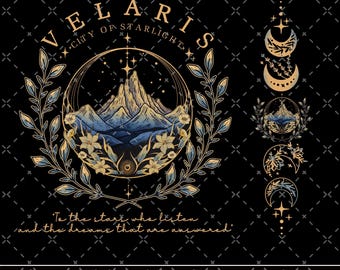 Velaris Png, Velaris City Of Starlight Png, The Night Court Png, SJM Merch Png, City of Starlight Sweater, ACOTAR Png, ACOTAR Velaris Png