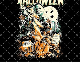 Vintage Michael Myers Halloween PNG, Horror Movie, Horror Characters, Scary Halloween, Horror Killers, Myers Thriller Friday the 13th Horror