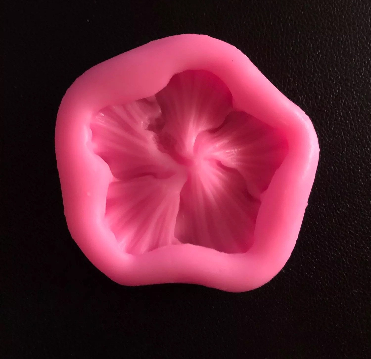 Large Hibiscus Flower Silicone Mold Mould Resin Polymer Clay Jewelry  Pendant Soap Mold (304)