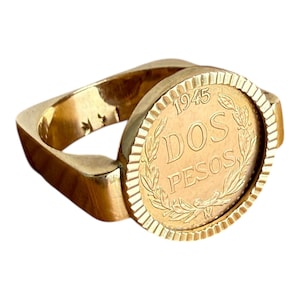 1945 Dos Pesos Ring - Etsy