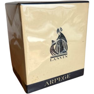 Vintage Lanvin Arpege Extrait Extract 1/8oz Pure Perfume With 2oz Eau De Lanvin Vintage French Perfume Set, Made in France