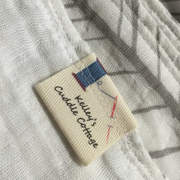 CUSTOM ORDER for Jess B: Throw Size Mary Blanket ~ Using a double layer of Shannon Fabrics Double Gauze