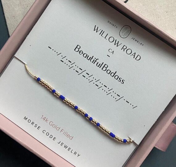 Bracciale Codice Morse Warrior Per Incoraggiamento | Regalo Ispirazionale Per Amiche, Sopravvissute E Donne In Recupero | Gioiello Edificante Con Messaggio