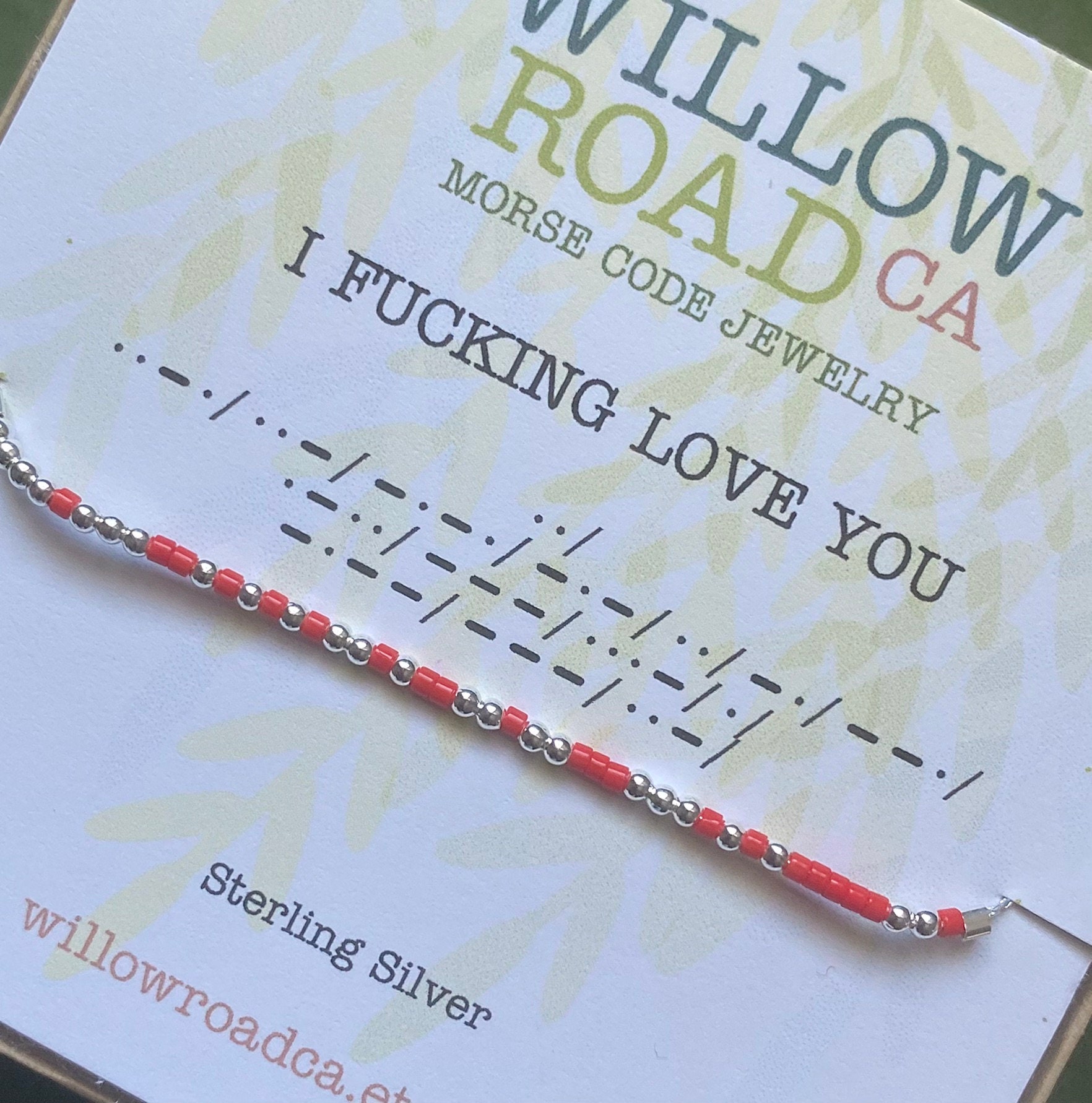 I Fucking Love You Morse Code Bracelet Friendship Bracelet