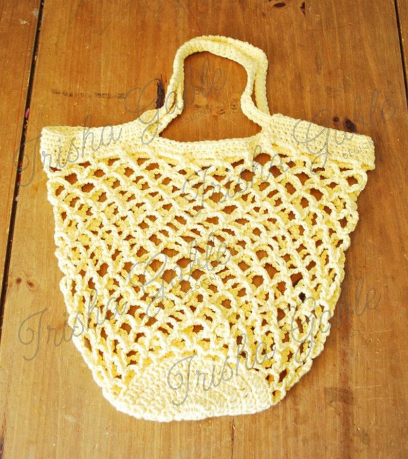 PDF Crochet Market Tote Pattern, Beach Bag Pattern - Etsy