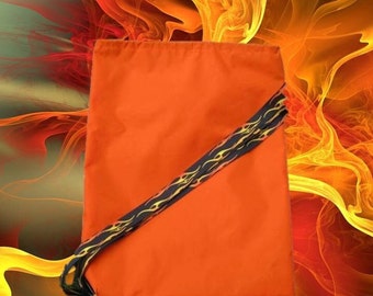 Convertible bag, Convertible Backpack, Orange with Two Way Convertible Shoulder Strap (patented product)