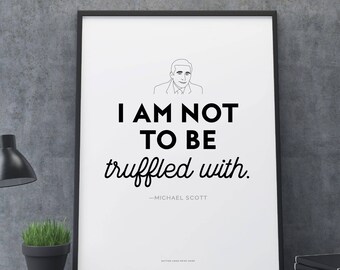 Michael Scott Quote Print, The Office TV Show Art (Digital Download)