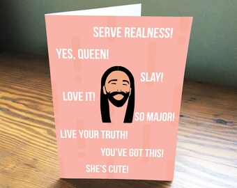Jonathan Van Ness-kaart | Queer Eye, Yes Queen (digitale download)