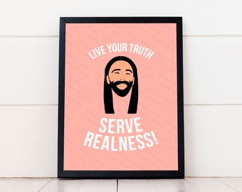 Jonathan Van Ness-print | Queer Eye, leef je waarheid (digitale download)