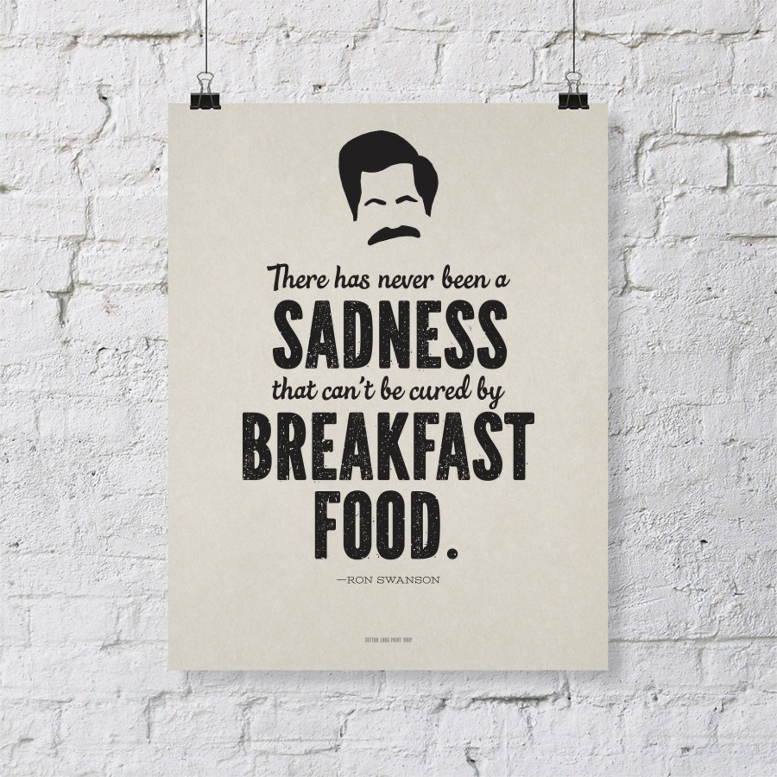 Ron Swanson Never Been A Sadness Can't Be Cured by Etsy Canada