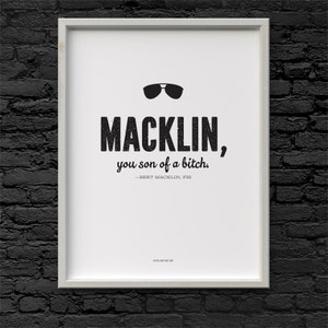 Bert Macklin Zitat Parks und Freizeit druckbare Kunst 8,5 x 11