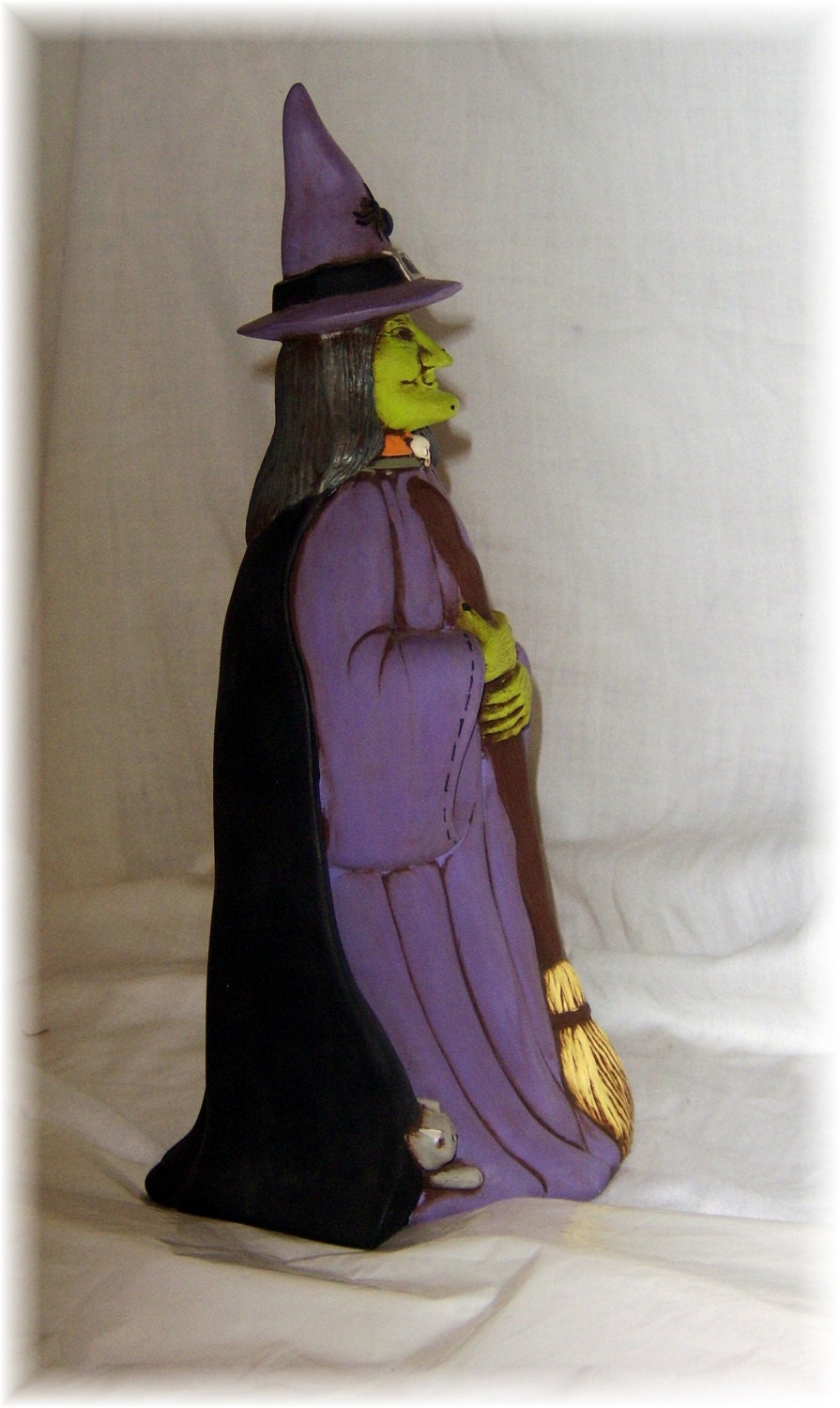 HandPainted Ceramic Witch Etsy
