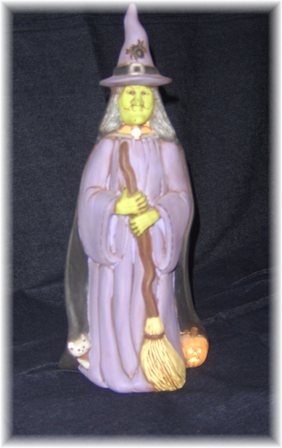 HandPainted Ceramic Witch Etsy