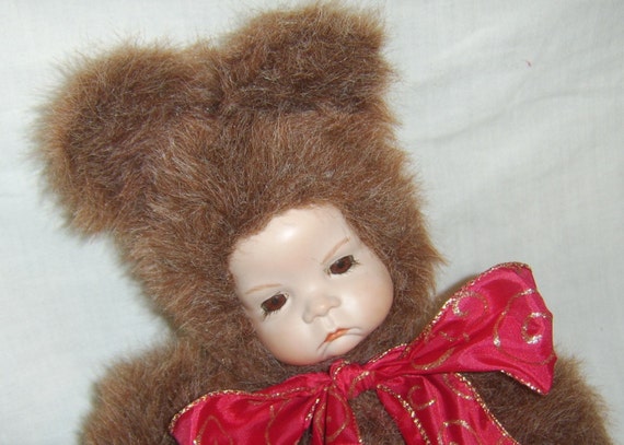 teddy bear with baby face