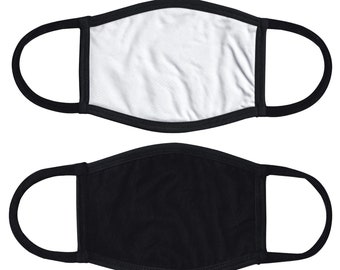 Blank sublimation face mask