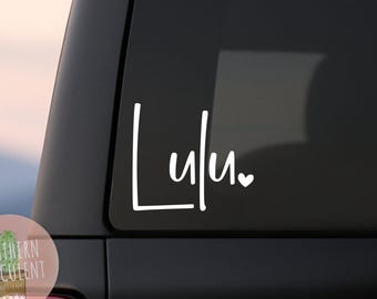 Lulu Vinyl Decal, Gift for Lulu, Custom Grandmother Name Sticker, Mother’s Day Gift for Lulu, Proud Grandma, Lulu Car Decal, Tumbler Sticker