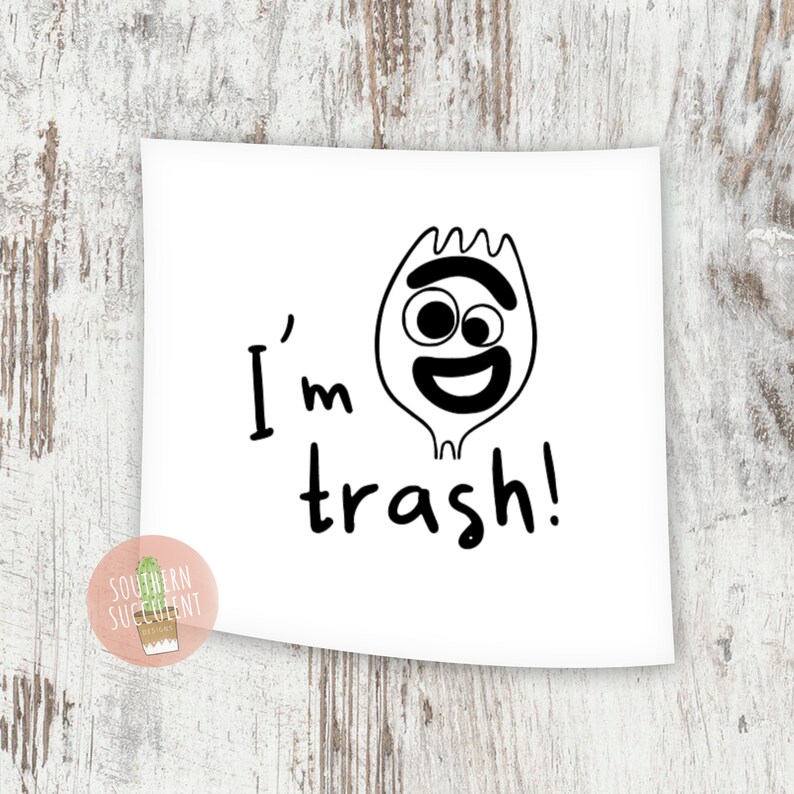 im trashed forky