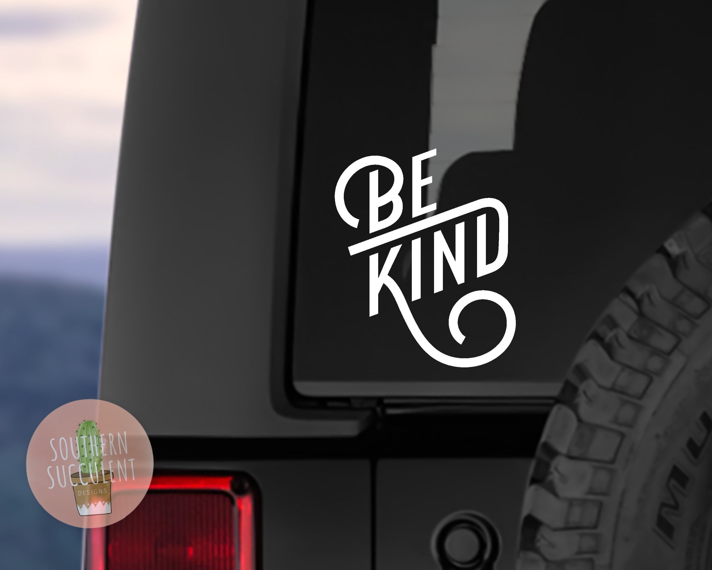 Be Kind Decal Kindness Decal Be Kind Sticker Laptop | Etsy