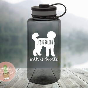 Life is Golden With a Doodle Decal - Labradoodle Decal - Golden Doodle Decal - Doodle Car Decal - Doodle Life - Doodle Sticker - Doodle Mom image 4