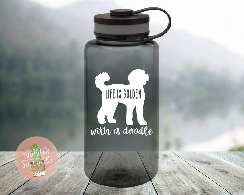Life is Golden With a Doodle Decal - Labradoodle Decal - Golden Doodle Decal - Doodle Car Decal - Doodle Life - Doodle Sticker - Doodle Mom image 4