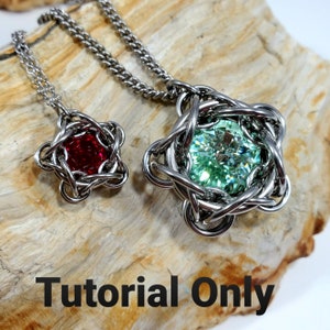 Chainmaille Asteris Tutorial Only, Chainmaille Tutorial, Chainmaille Star, DIY How To Instructions