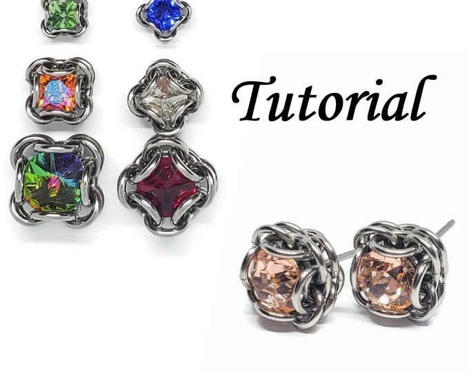 Pixie Snowflake Chain Maille Tutorial - Etsy Canada