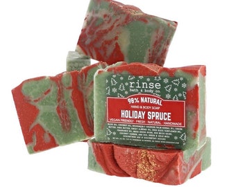 Christmas Soap   Holiday Spruce Christmas Soap