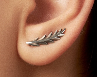 Sterling Silver Ear Cuff Shooting Star Ear Sweep Pin Earrings Boho Jewelry  Gift for Her - FES008