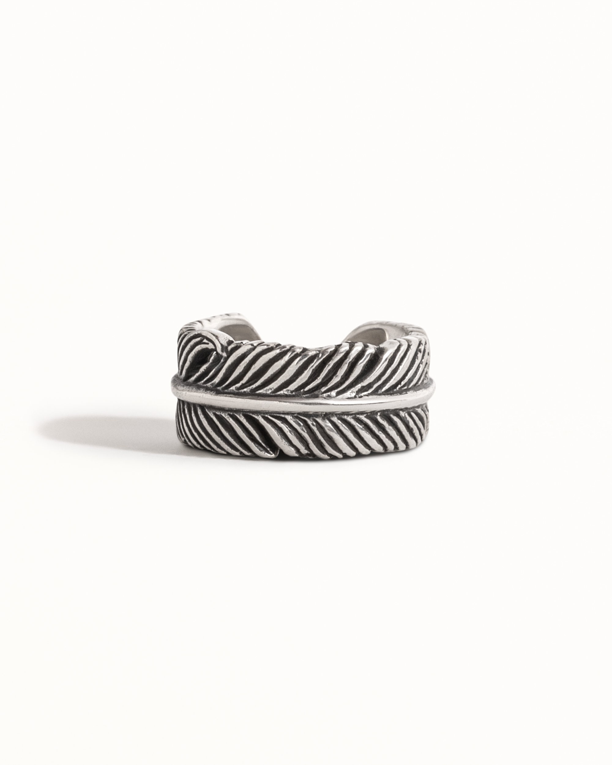 Feather Ear Cuff Earring Sterling Silver Ear Wrap Earrings Boho Jewelry  Gift for Her - ECU007