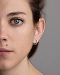 Octopus Hoop Earrings Boho Sterling Silver Huggie Earrings Modern Fashion Jewelry  Gift for Her - MHP001
