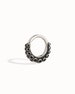 Octopus Tentacle Septum Ring Nose Ring Body Jewelry Sterling Silver Bohemian Fashion Indian Style 14g 16g 18g - BSE035 