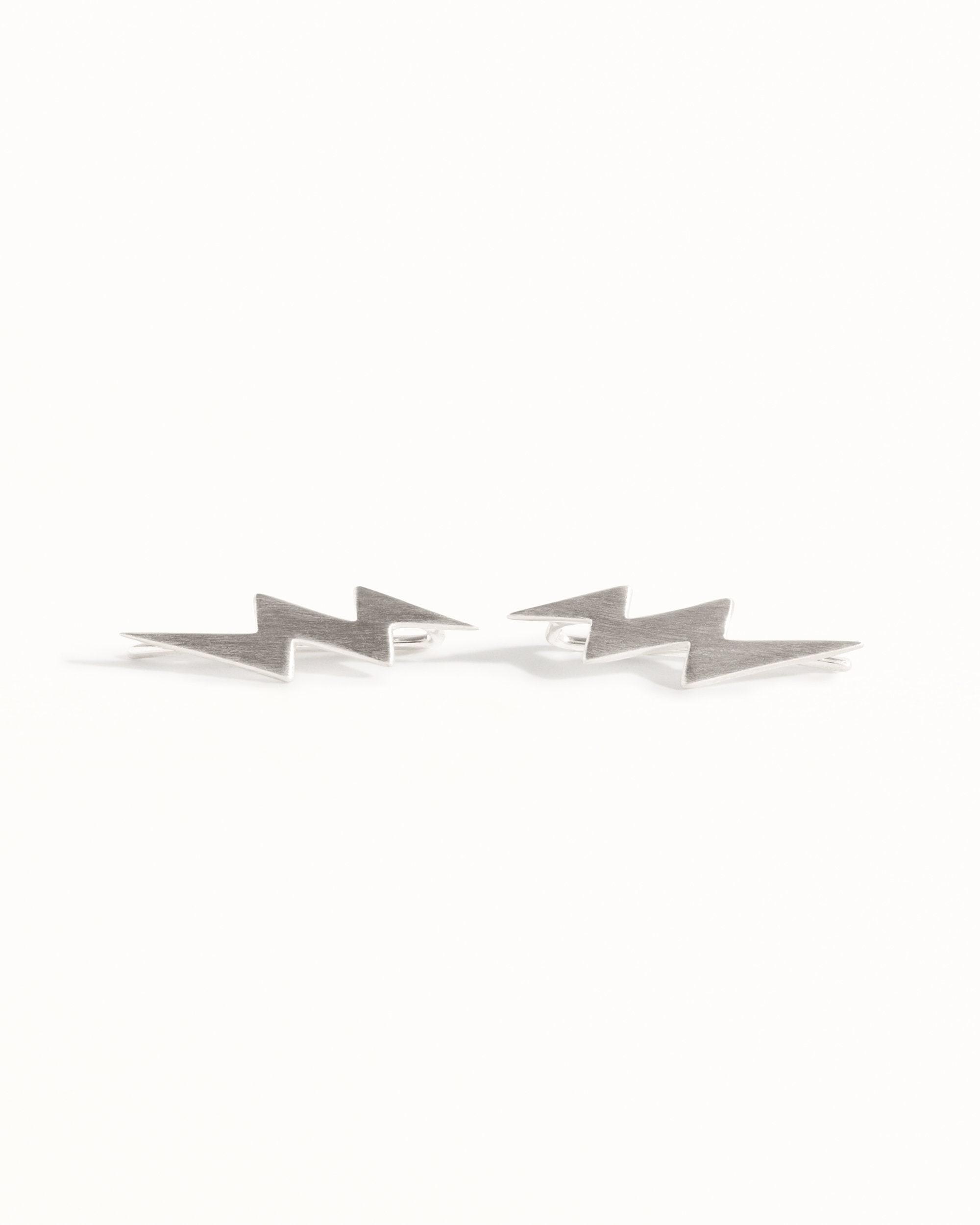 Bolt Earring Ear Climber 925 Sterling Silver Ear Cuff Lightning 14K Ear Crawler Chic Fashion Earrings Modern Jewelry Gift - FES009