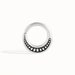 Septum Ring Moon Phase Celestial Nose Ring Sterling Silver Bohemian Body Jewelry Fashion Indian Style 14g 16g - BSE026 