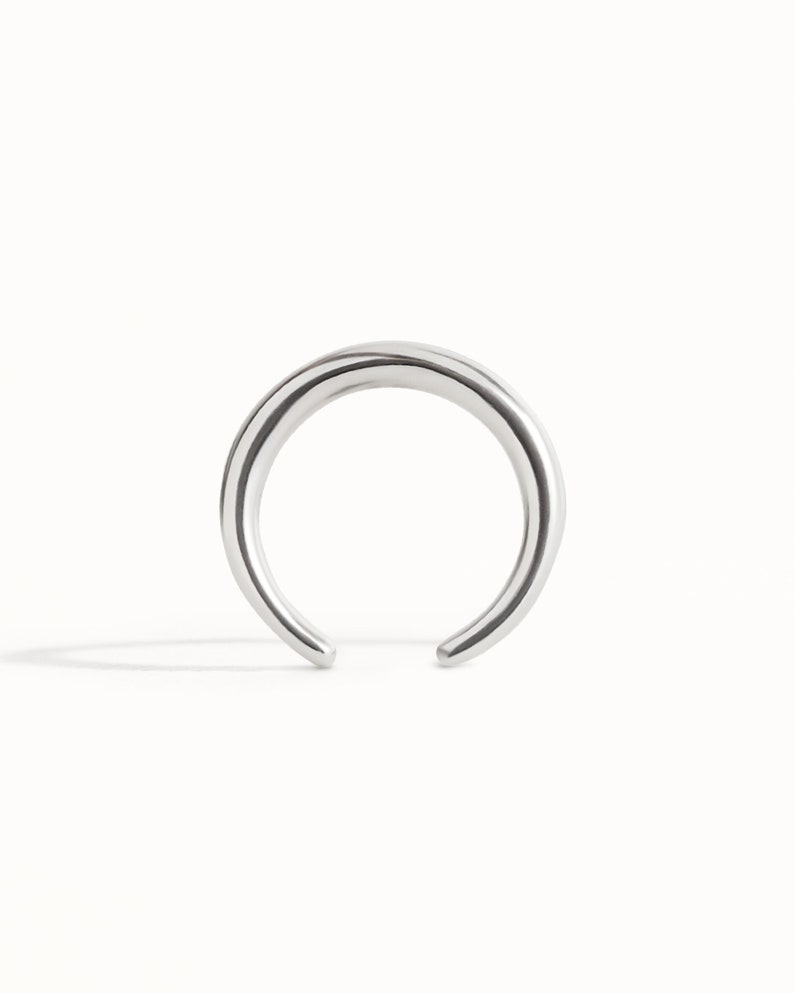 Septum Horseshoe Septum Ring Nose Ring Body Jewelry Sterling Silver Bohemian Fashion Indian Style 14g 16g - BSE024 