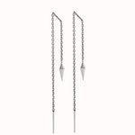 Silver Threader Earrings