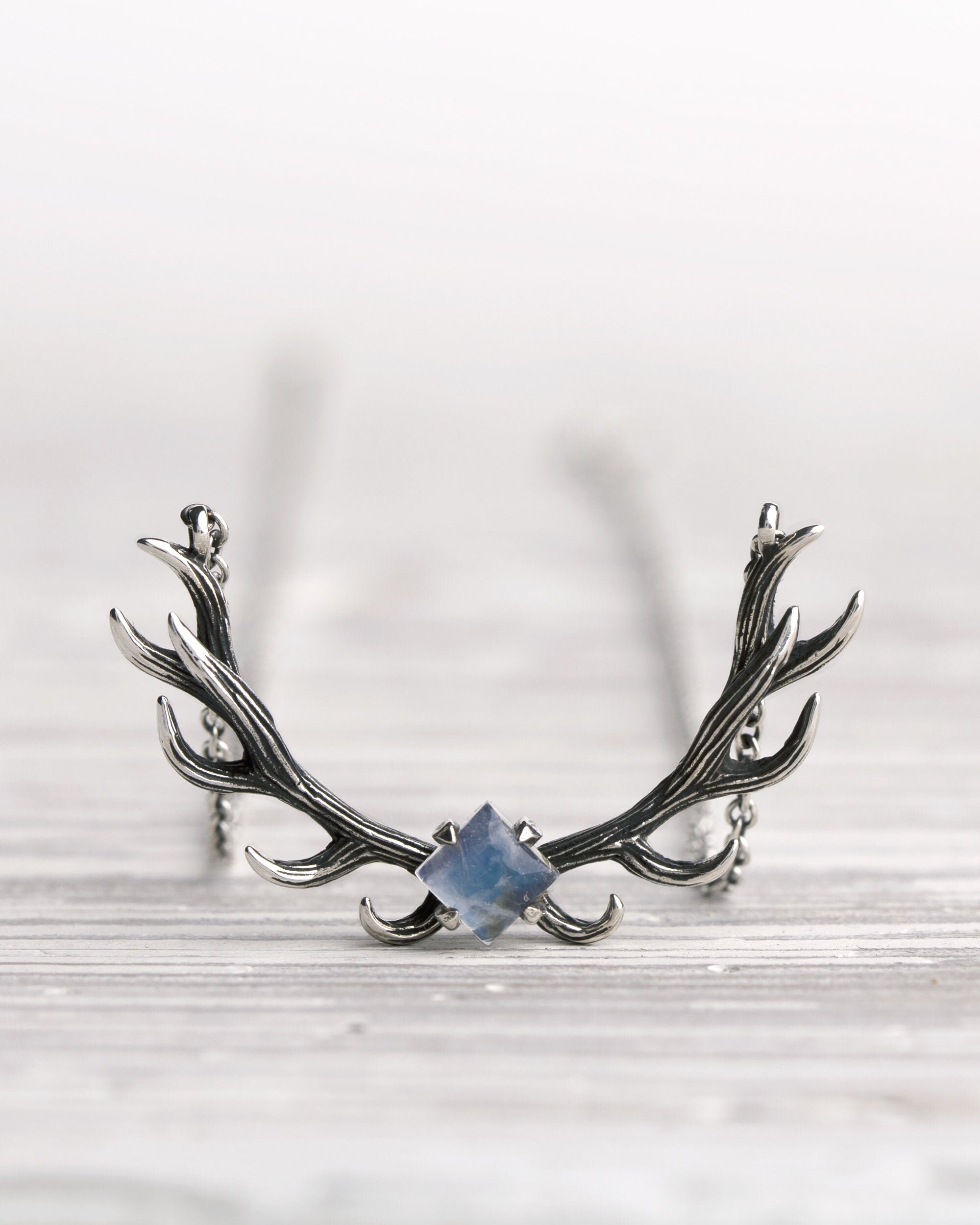 Antler Sterling Silver Earrings Montana Deer Antler Angel Wings Sterling Silver Earrings Angel Wing Deer Antler Sterling Earrings