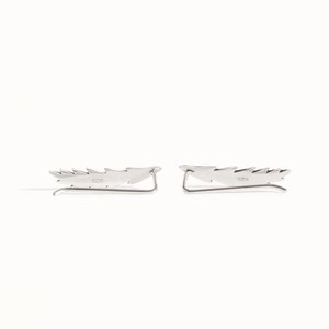 Sterling Silver Ear Cuff Shooting Star Ear Sweep Pin Earrings Boho Jewelry Gift for Her FES008 image 7