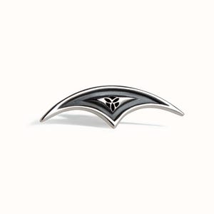 Gothic Hidden Helix Örhänge • Brosk Helix Piercing 18G 16G • Mörkt Silver Smycken • Gotiska Smycken Punk Tatuering Medeltida Örhänge • CRT021 B Silver