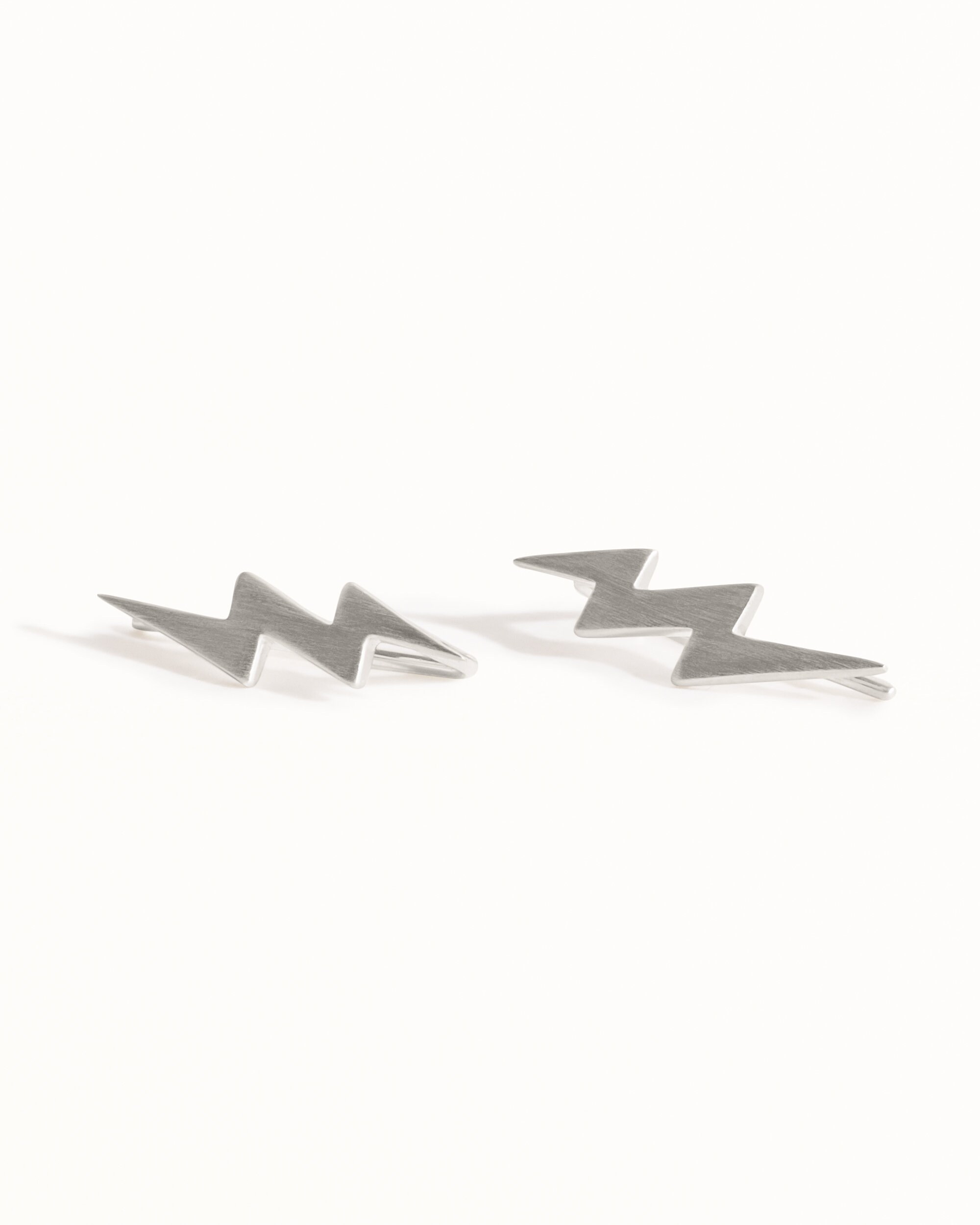 Bolt Earring Ear Climber 925 Sterling Silver Ear Cuff Lightning 14K Ear Crawler Chic Fashion Earrings Modern Jewelry Gift - FES009