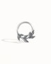 Leaves Septum Ring Nose Ring Body Jewelry Sterling Silver Bohemian Fashion Indian Style 14g 16g 18g Gift for Her - BSE036 