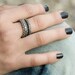 Octopus Tentacle Ring Sterling Silver Oxidized Adjustable Ring Wrap Ring Boho Steampunk Jewelry  Gift for Her - FRI005 
