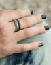 Octopus Tentacle Ring Sterling Silver Oxidized Adjustable Ring Wrap Ring Boho Steampunk Jewelry  Gift for Her - FRI005 